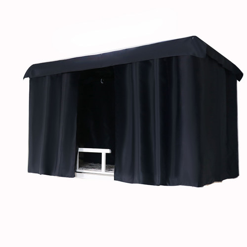 黑蚊帐大学生宿舍床帘上铺下铺加支架遮光布住校神器 女寝室简约