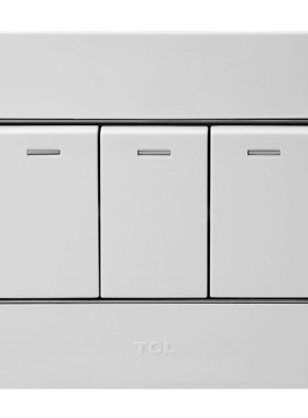 tcl开关插座面板a8三开大功率