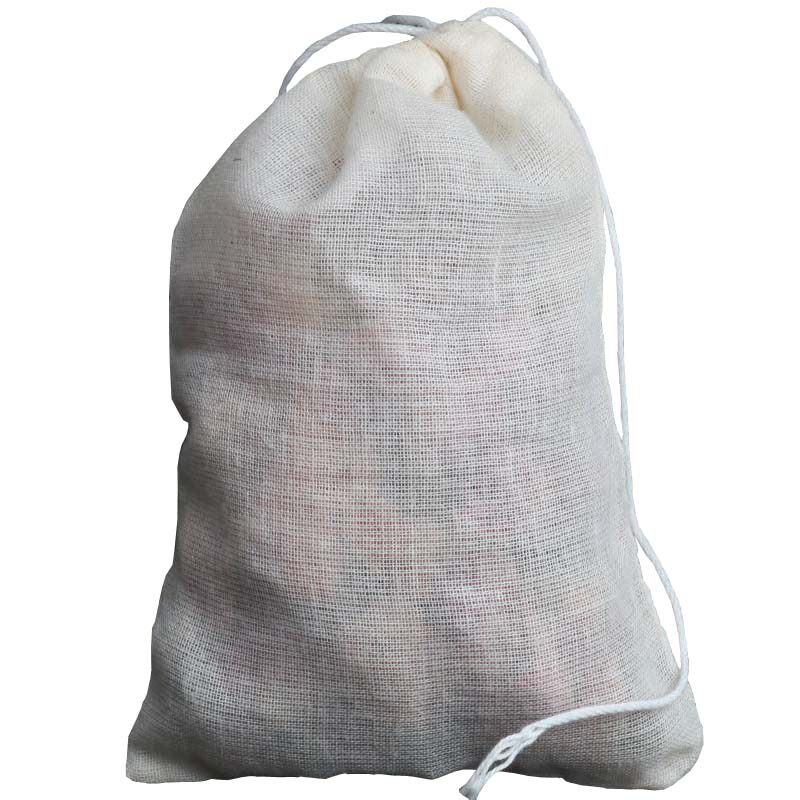 30个装13-16cm纯棉纱布 过滤袋泡茶袋中药煎药袋煮煲汤料包隔渣袋