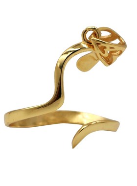 万能扣头镶嵌琥珀松石吊坠空托