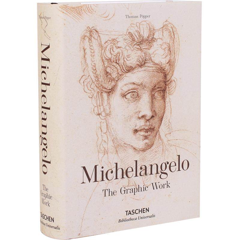 现货 米开朗基罗绘画艺术作品集 画集 英文原版 Michelangelo: The Graphic Work Drawings 塔森 Taschen 精装 收藏