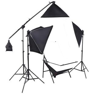 2025款摄影棚小型室内产品拍照LED摄影灯人像打光影棚折叠静物拍摄台套装灯光专业视频拍摄直播补光灯柔光箱