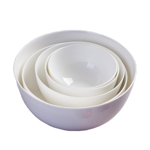 景德镇骨瓷餐具米饭碗白色大号面碗菜碗汤碗泡面碗家用陶瓷吃饭碗