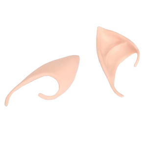 精灵耳朵cosplay道具逼真万圣节妆容装饰道具用品派对化妆2020新