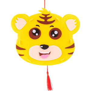 新年灯笼儿童diy手工制作材料包幼儿园自制挂饰十二生肖灯笼