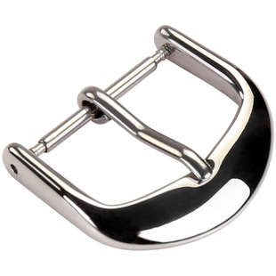 米时名表配件不锈钢表扣手表皮带针扣表带扣玫瑰金色银色扣环10mm