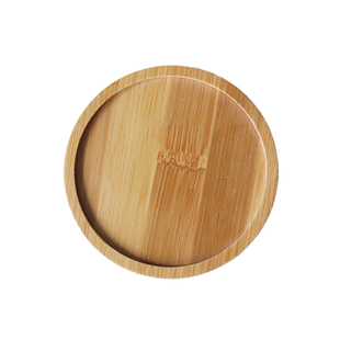 多肉花盆竹托接水盘圆形方形多边形底托竹子托盘防漏水