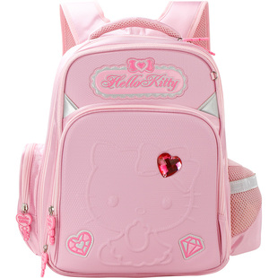 包邮!凯蒂猫儿童减负护脊太空书包 小学生女童减压书包1-3年级