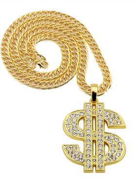 gd夜店权志龙美发师吊坠粗链子