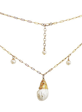 独特风异形小众设计巴洛克珍珠