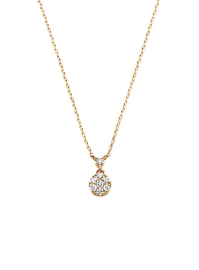 音符项链纯银镀黄金色小众 潮女日本Akoya海水珍珠锁骨链吊坠时尚