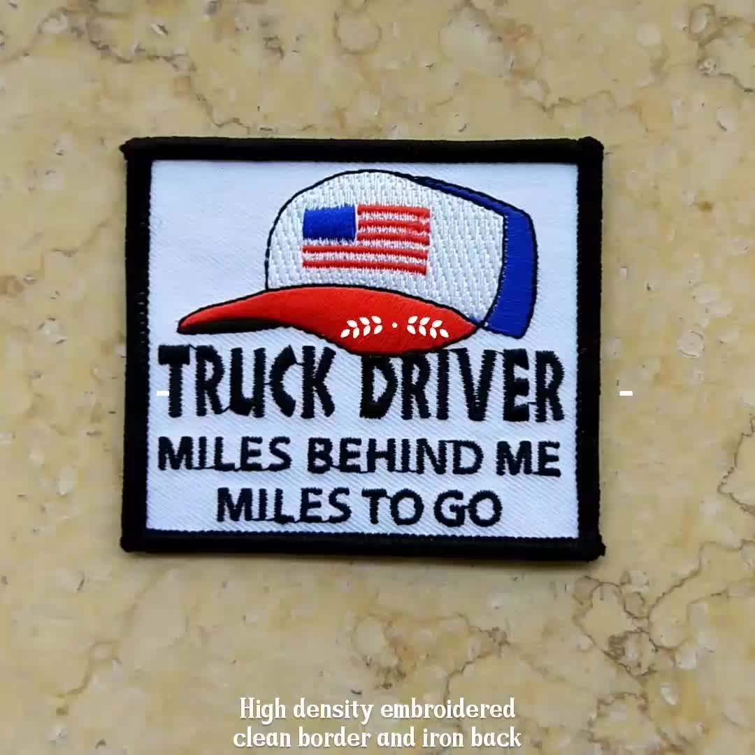 Personalized Trucker Hats Embroidered Patch Iron On Embroidery Patchesd For Caps Buy