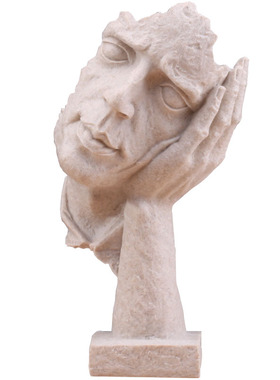 欧式风砂岩沉思者抽象人物雕塑