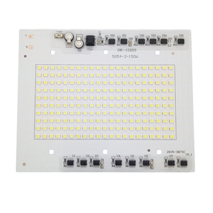 免驱动led灯珠220V户外射灯投光灯芯片100w150w200wLED路灯光源板
