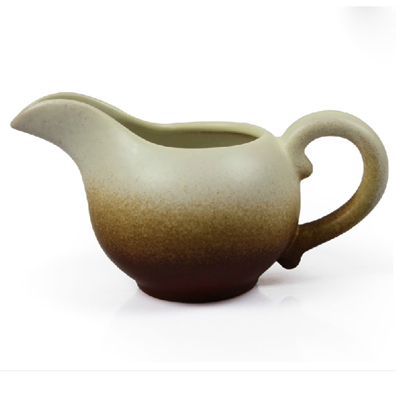 功夫茶具茶海 陶瓷公道杯 粗陶陶言坊茶海 色釉仿古茶盅茶配特价