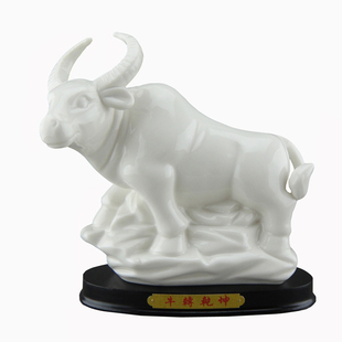 陶瓷十二12生肖摆件鼠牛虎兔龙蛇马羊猴鸡狗猪全套白瓷器风水德化