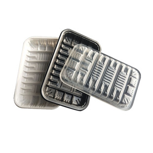 透明1914一次性塑料托盘长方形超市生鲜保鲜盒子水果包装盒加厚