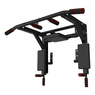 单杠家用室内墙体引体向上器多功能健身器材双杠打孔墙上沙袋架子