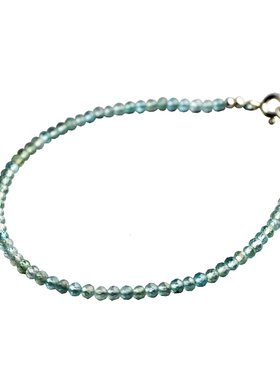 ciel原创天然水晶磷灰石切面手链