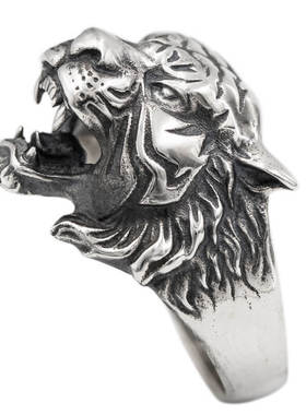 原创设计新款手工虎戒指十二生肖