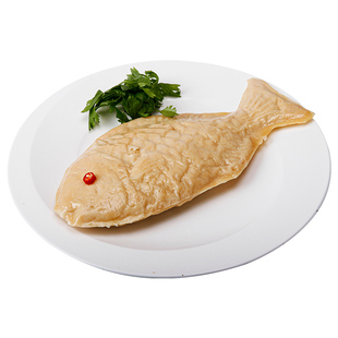 【斋善素食】年年素鱼300g豆制品素肉寺院斋菜佛家纯素食品齐仿荤