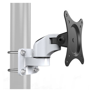 长臂猿液晶显示器屏幕电脑支架FE110B抱箍式壁挂架夹管安装免打孔