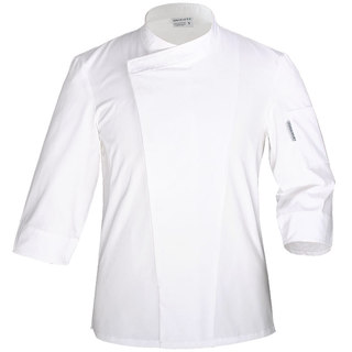 厨乐乐薄款七分袖厨师服春夏季酒店厨房工装厨师工作服男套装
