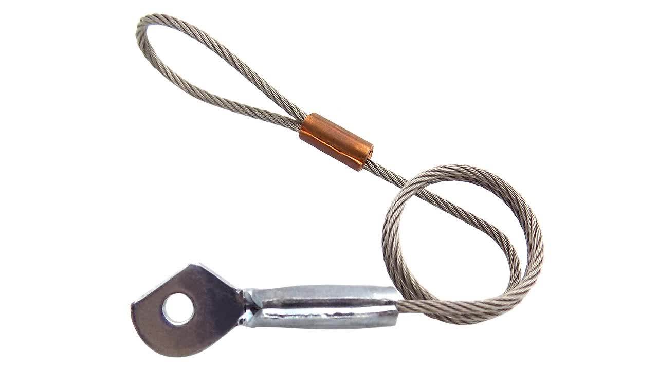 Guofeng Cooper Steel Coil Spring Lanyard Cable With Eyelet Buy Spring