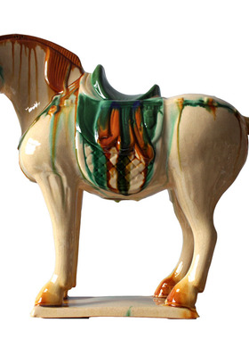 陶瓷招财中式风博古架工艺礼品