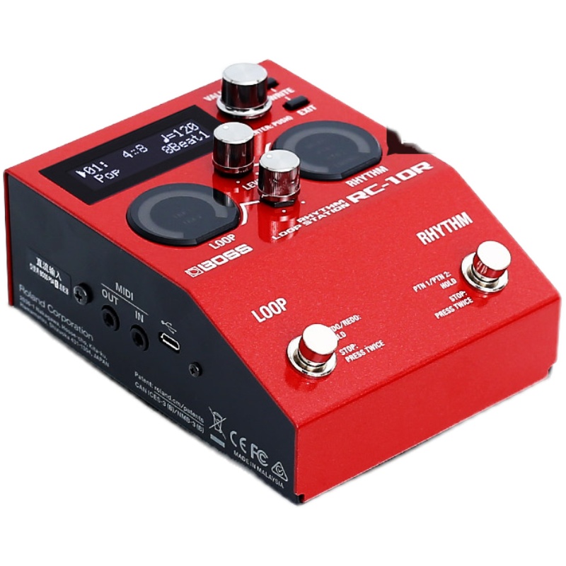 Roland罗兰BOSS RC-10R鼓机LOOP循环工作站电木吉他单块效果器