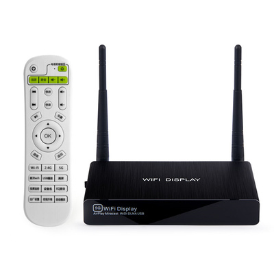 WiFi无线传输手机同屏器5G双频HDMI视频投影Miracast竖屏广告机