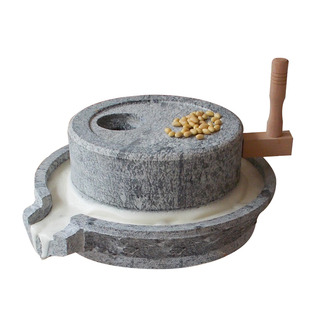 石磨盘小石磨家用青石磨迷你纯手工老石磨手动小型石磨豆浆米粉机