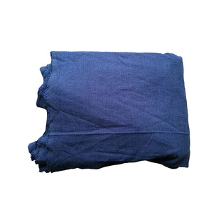 纯麻布料亚麻粗水洗抱枕棉麻蓝色砂洗沙发布加厚面料清仓布头麻布
