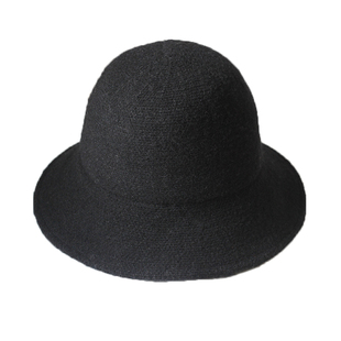 帽子女秋冬保暖韩版潮百搭圆顶渔夫帽新款毛线盆帽冬天羊毛针织帽