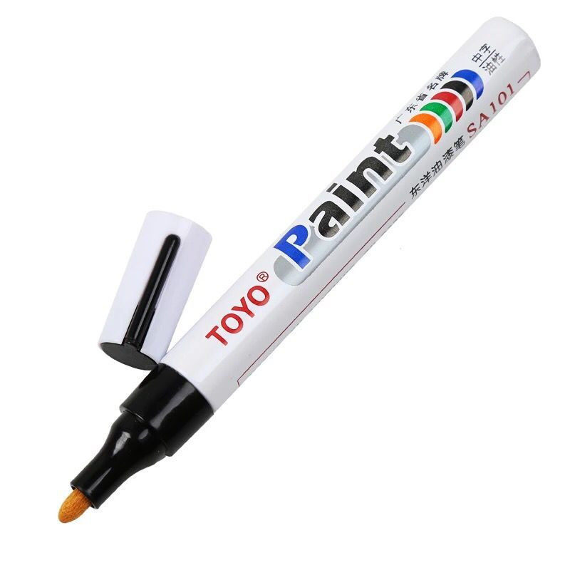 包邮正品东洋油漆笔TOYOsa101签到轮胎白色记号笔补漆防水不褪色