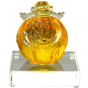 朋友搬家送什么新屋入伙礼物琉璃福禄寿三星摆件稳居乔迁新居礼品