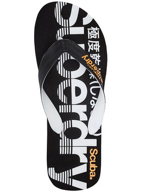 superdry英国平底运动拖鞋现货