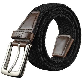 冬季男士编织弹力皮带潮流帆布腰带青年学生休闲百搭韩版牛仔裤带