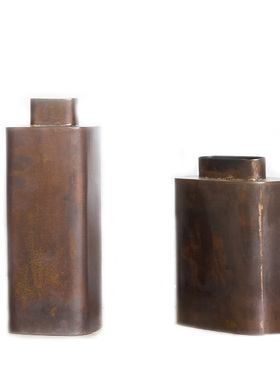 装饰摆件样板房装饰摆件金属花瓶