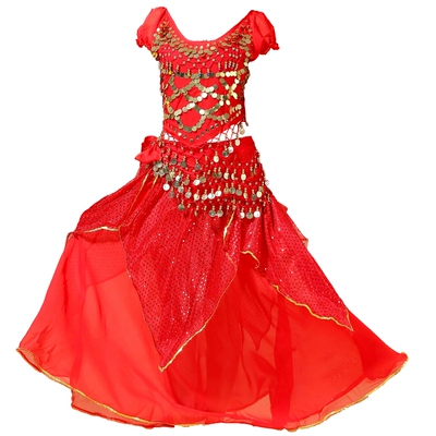 印度舞演出服长袖舞台女埃及短袖