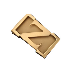 不锈钢男士皮带扣 配件Z扣头皮带头平滑扣腰带头裤带扣内穿3.8cm