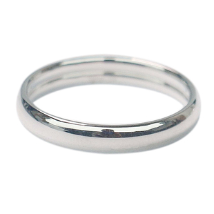 S925纯银简约泥鳅背光面闭口戒指冷淡风ins对戒韩版潮流男女对戒