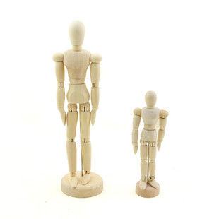 包邮 漫画工具实木木人模型 木手关节模型 人偶素描模特摆设