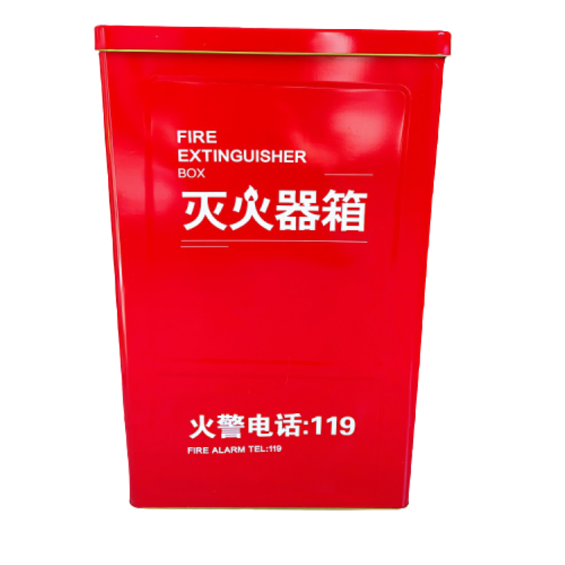 新款圆角干粉灭火器箱幼儿园学校