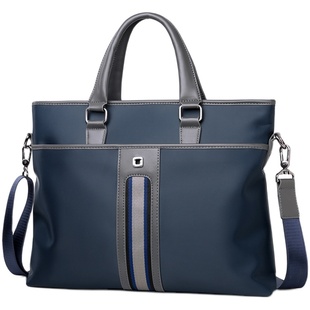 男包牛津布男士手提包包商务休闲单肩斜挎包帆布背包公文横韩版潮