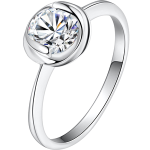 美国莫桑石印记950 钻石戒指 女款戒指婚戒 八心八箭 6896