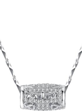 足银项链999纯银吊坠女送老婆