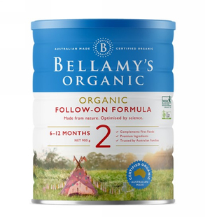 澳洲Bellamys贝拉米2段婴幼儿奶粉新包装二段原装进口牛奶28年1月