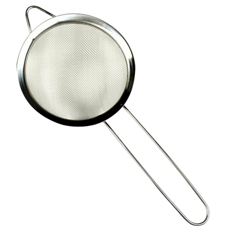 不锈钢手持面粉筛 糖粉蛋液筛 油格渣捞 麻辣烫豆浆过滤网筛漏勺