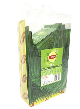 立顿铝箔装2g克80包袋泡绿茶酒店